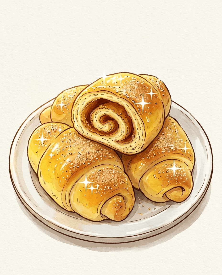 Cinnamon Sugar Croissants